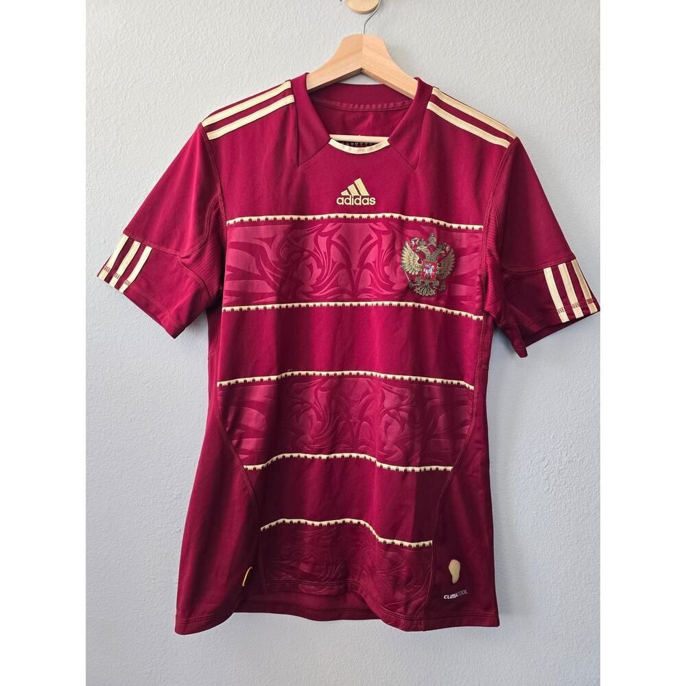 Official Adidas Russia Soccer Jersey 2010 2011 Burgundy Men’s S Football Core